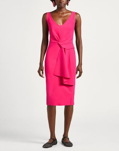 Woman Midi dress Fuchsia Size 4 Polyamide, Elastane