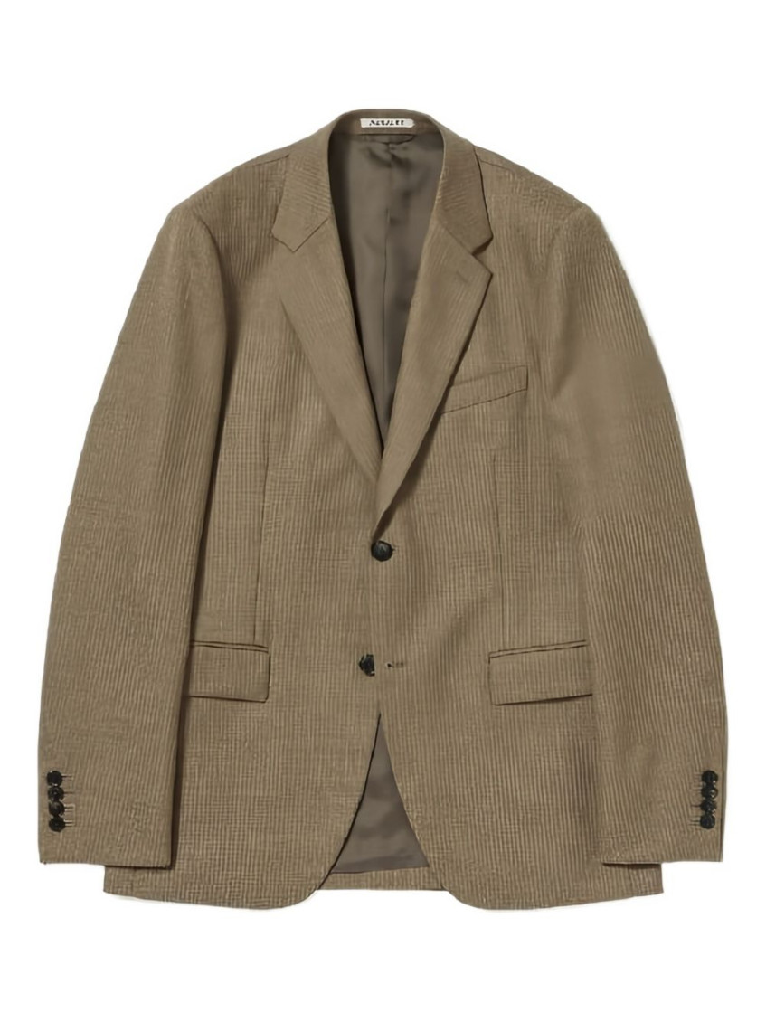AURALEE Wool Single-Breasted Blazer Jacket