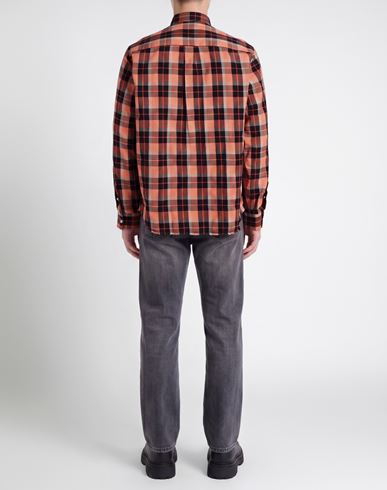 Man Shirt Orange Size 16 ½ Cotton, Polyester