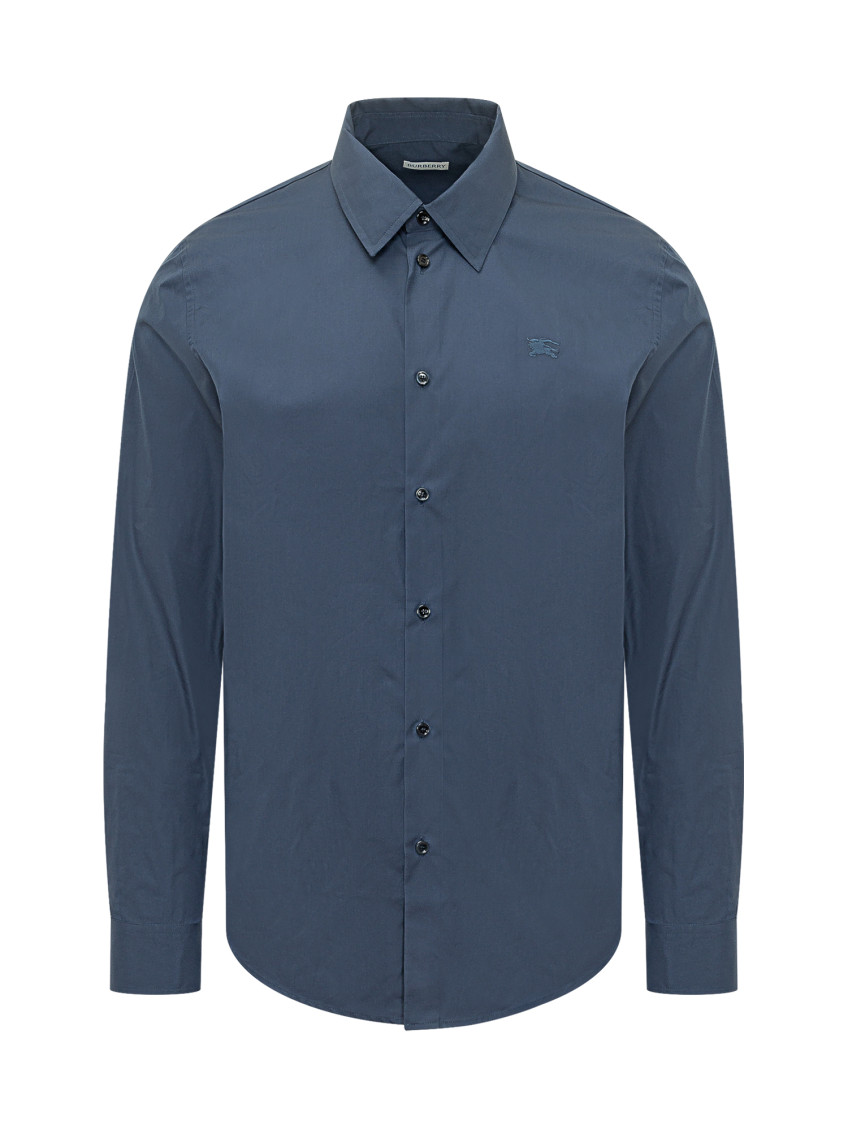 Blue Regular Solid Shirt