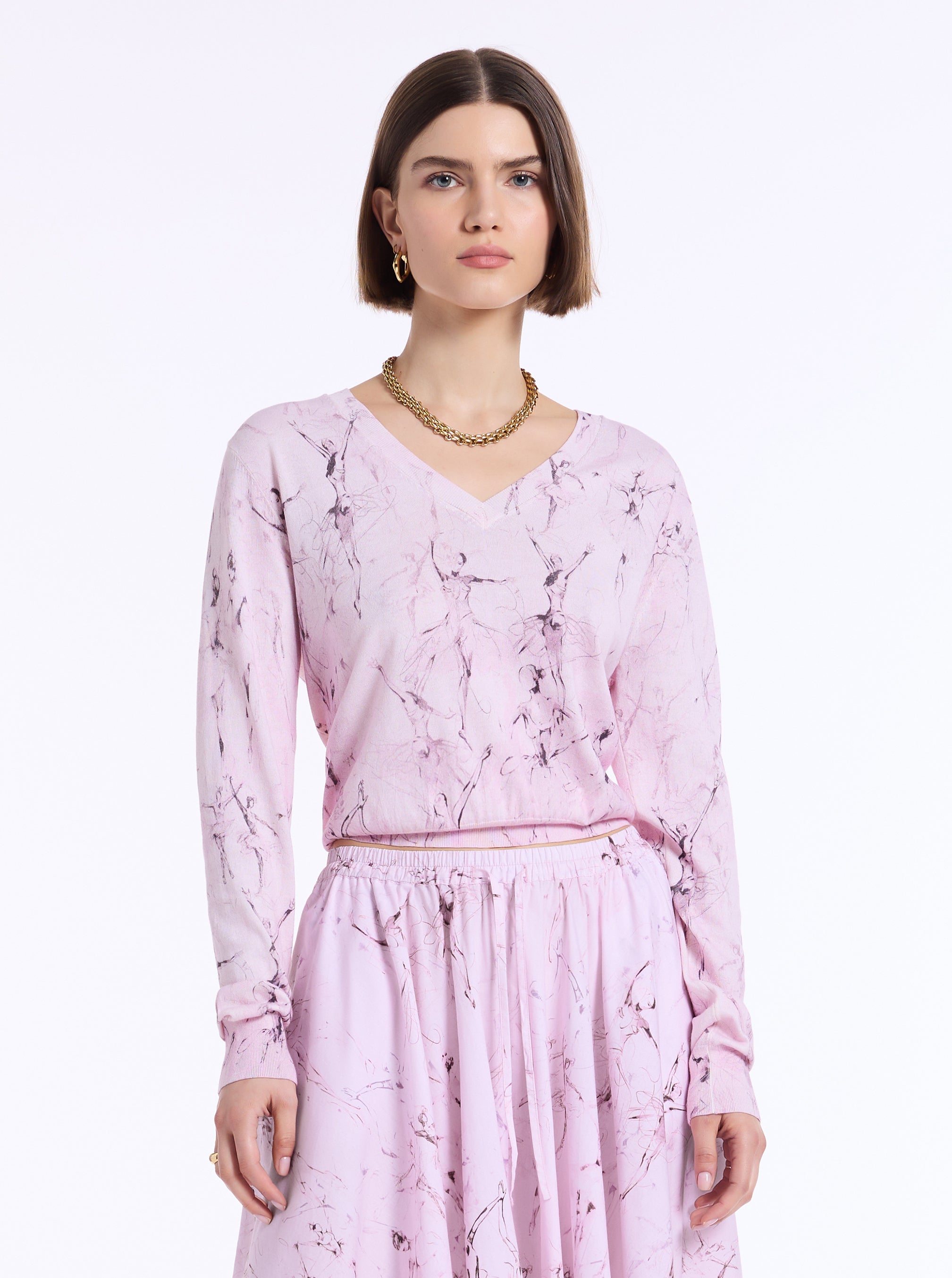 Robert Graham Evelyn Long Sleeve Sweater