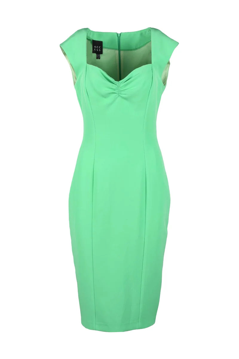 Fitted Mini Dress with Sweetheart Neckline
