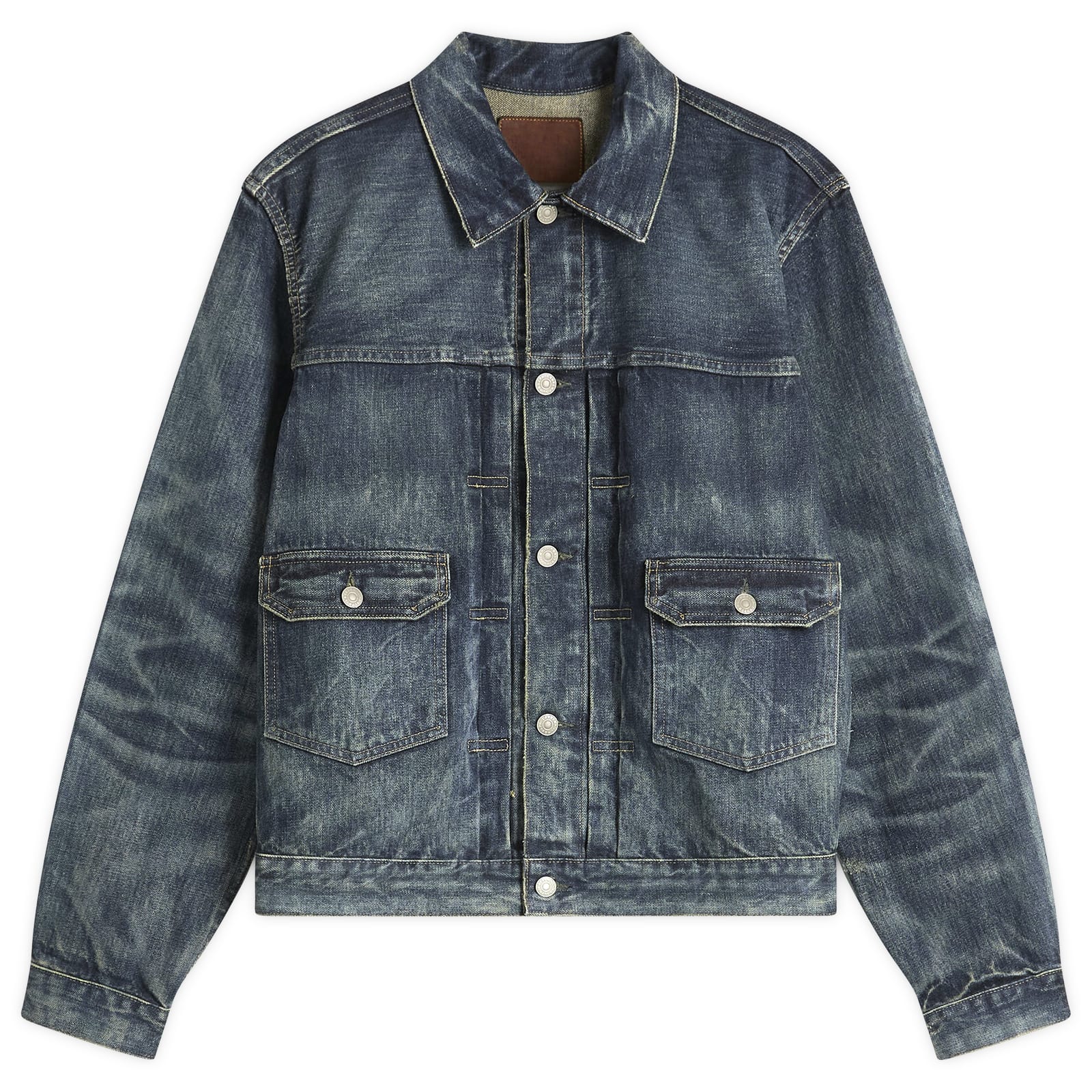 RRL Men's Type 2 Denim Trucker Jacket in Westview Wash
