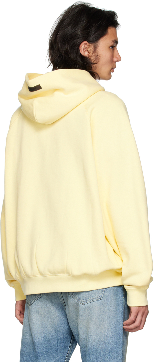 Yellow raglan hoodie