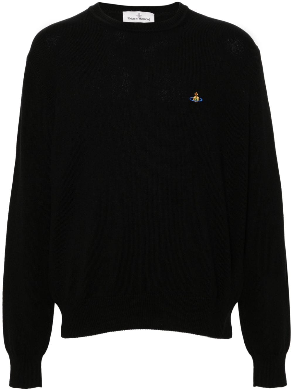 Black Cotton Blend Alex Sweater