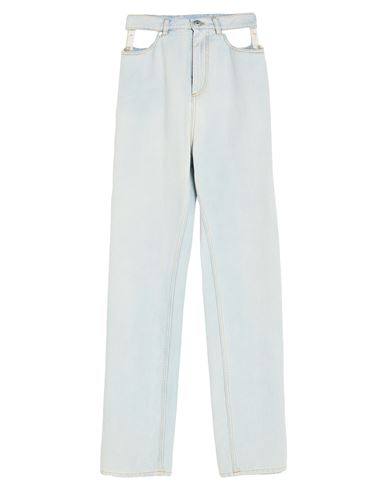 Maison Margiela Woman Jeans Blue Size 10 Cotton