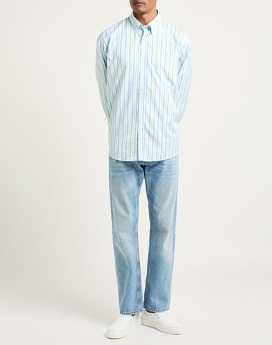 Paul & Shark Man Shirt Light green Size 15 ½ Cotton