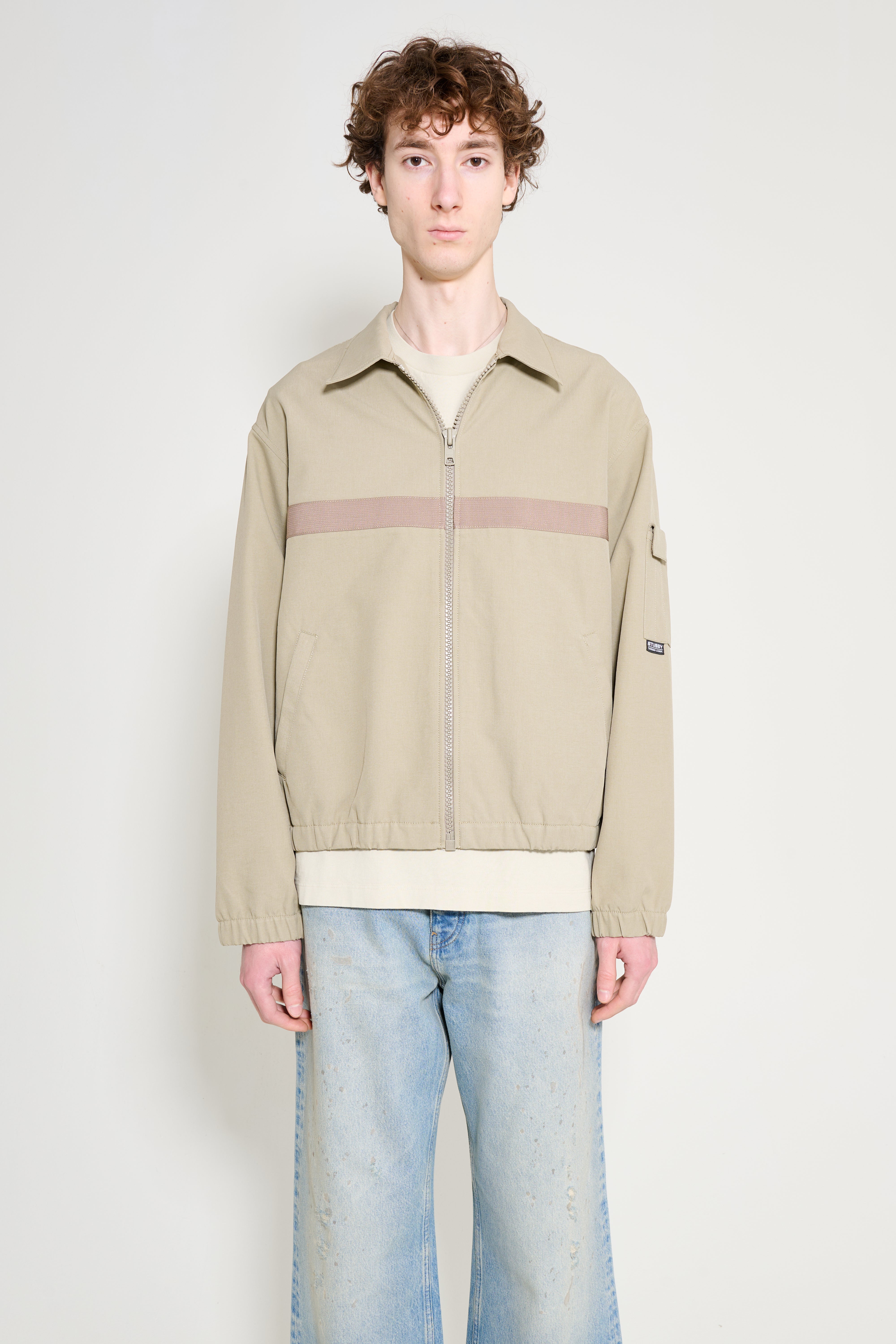 Stüssy Mechanic Jacket Khaki