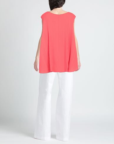 Woman Top Coral Size S Polyester