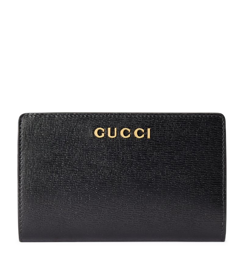 Leather Letter Script Wallet