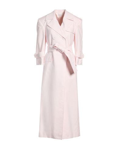 Woman Overcoat & Trench Coat Light pink Size 2 Cotton