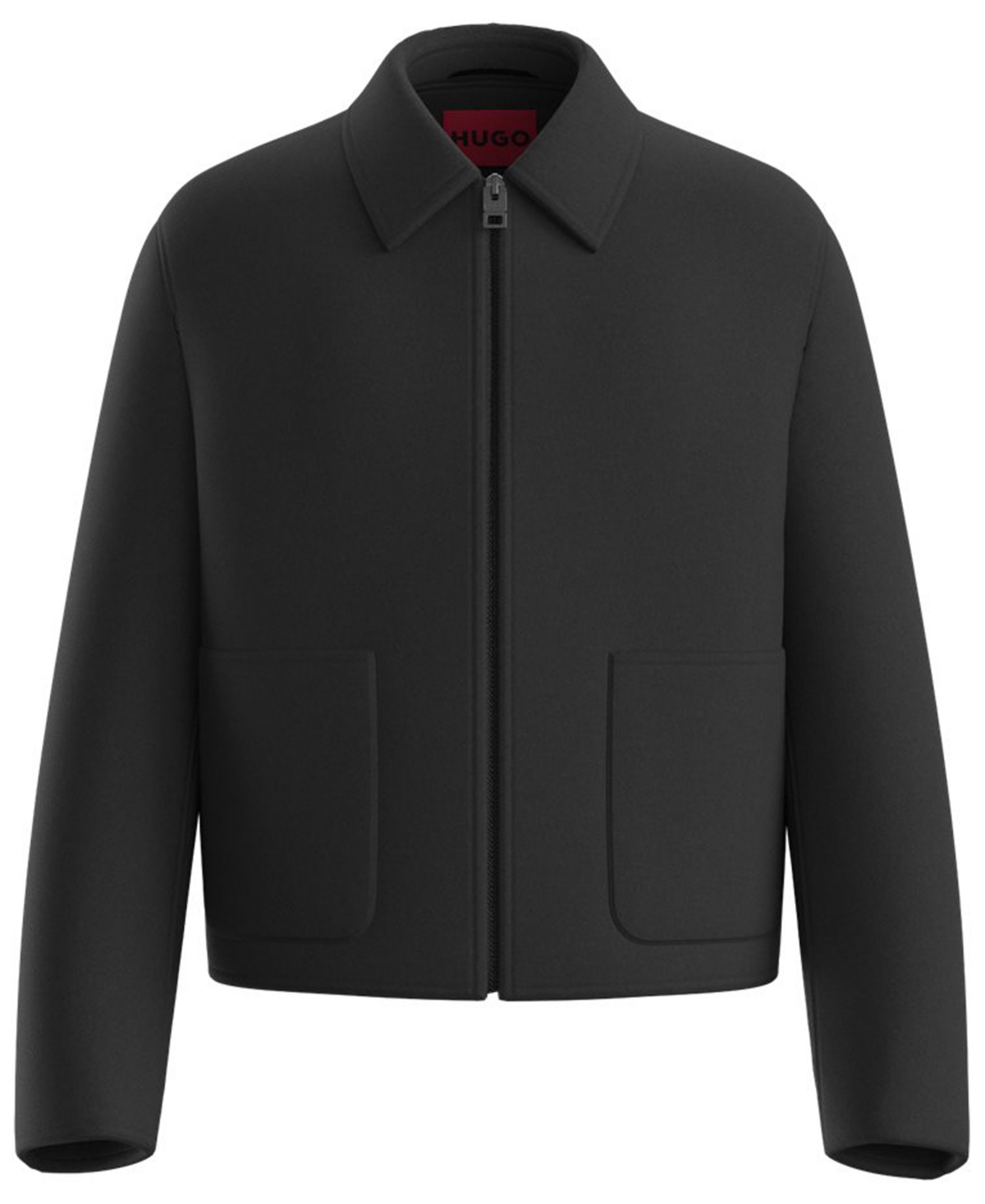 Men's Berys2641 Regular-Fit Wool-Blend Short Jacket - Black