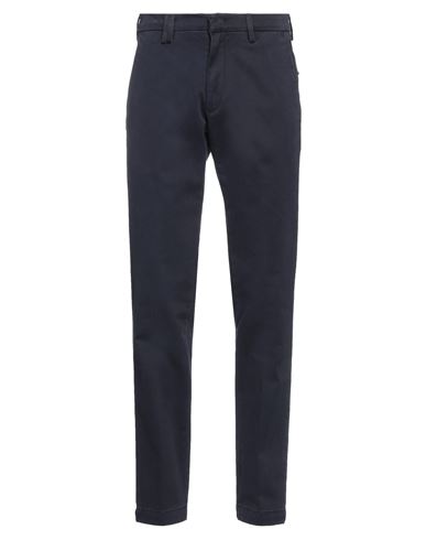 Man Pants Navy Size 30 Cotton, Elastane