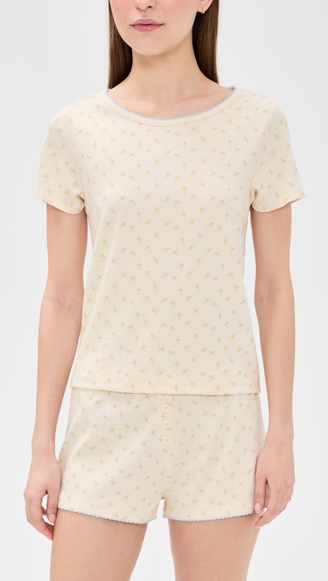 Suzie Pajama Set Bizzy Bees