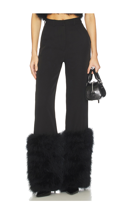 GIUSEPPE DI MORABITO Feather Pant in Black. 40. Also
