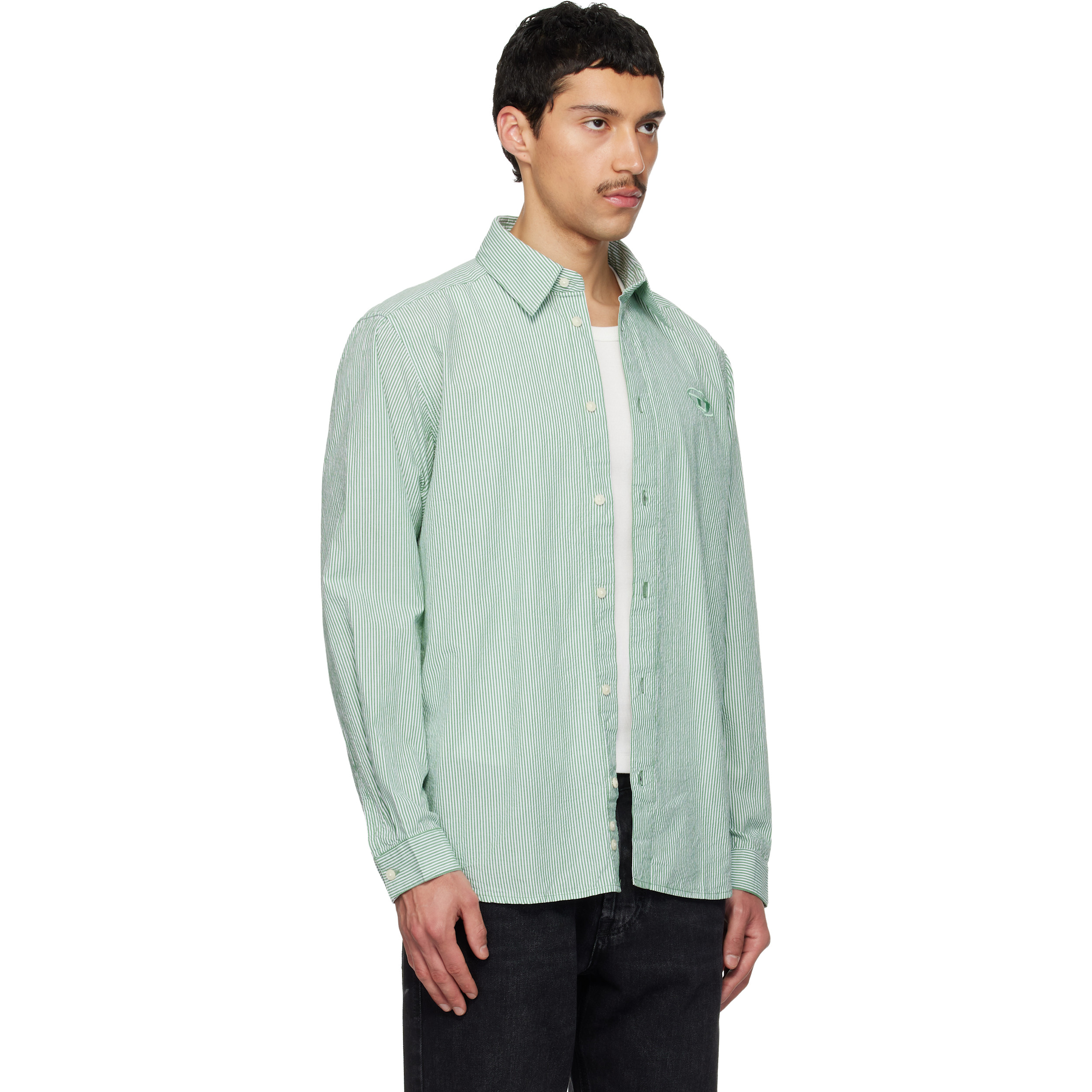 Green & White S-Simply-Bkbz Shirt