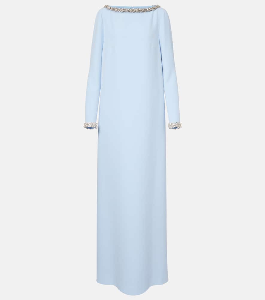 Naimal embellished caped gown