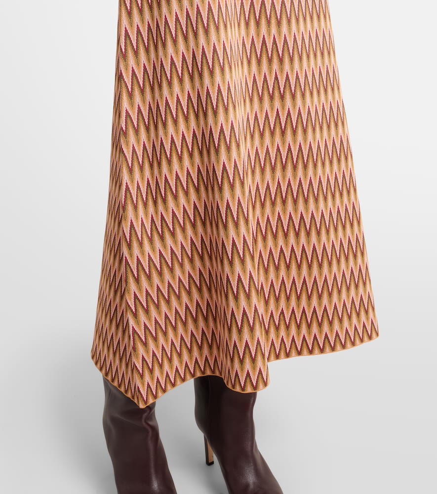 Pamela jacquard midi dress