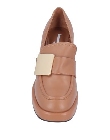 Woman Loafers Camel Size 11 Leather