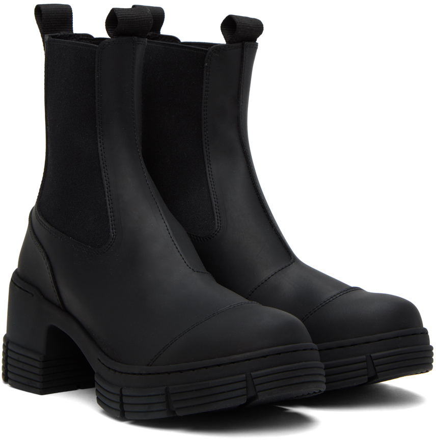 Black city boots