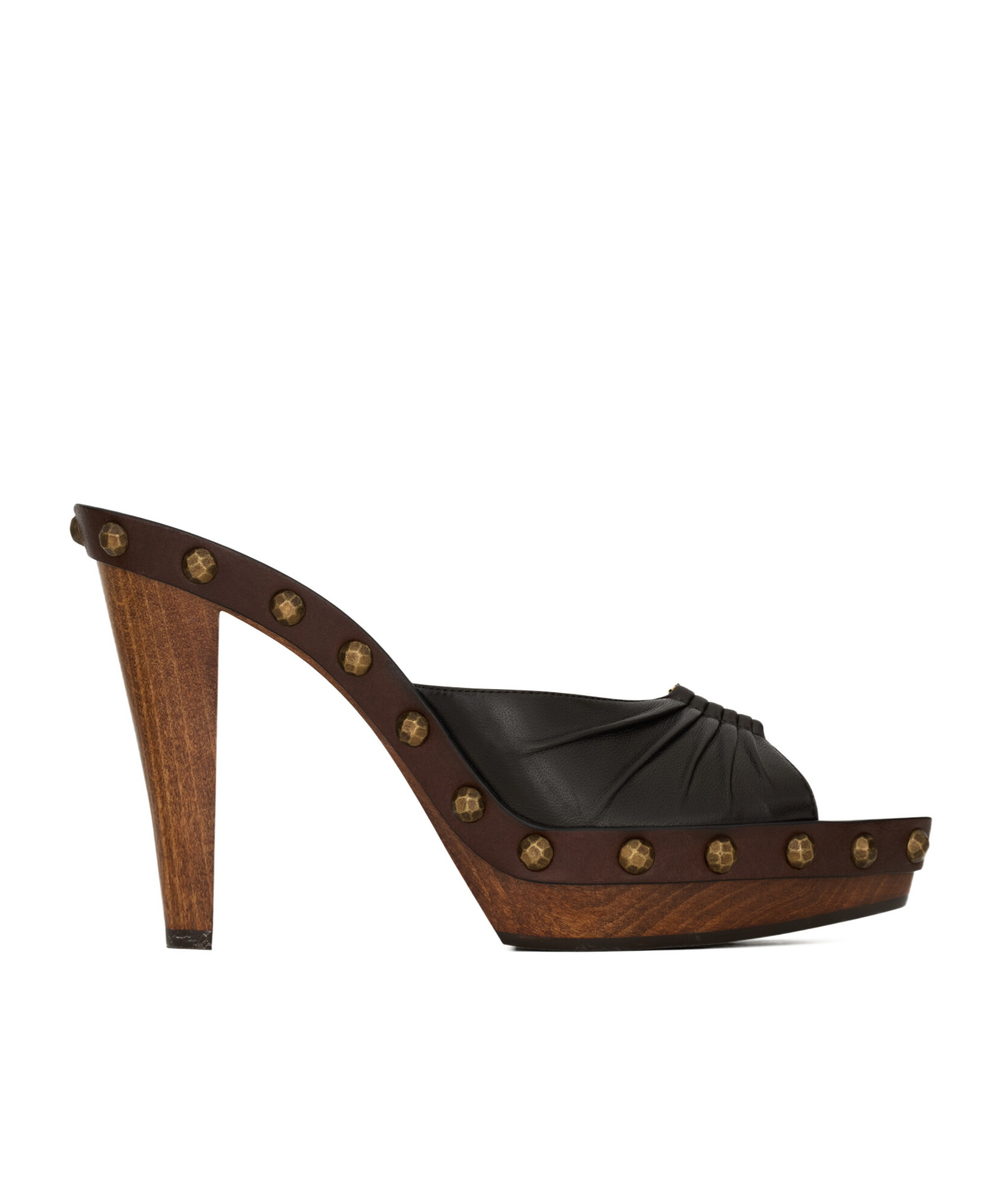Babylone Block Heel Clogs