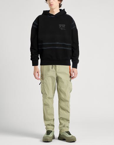 Man Sweatshirt Black Size L Cotton