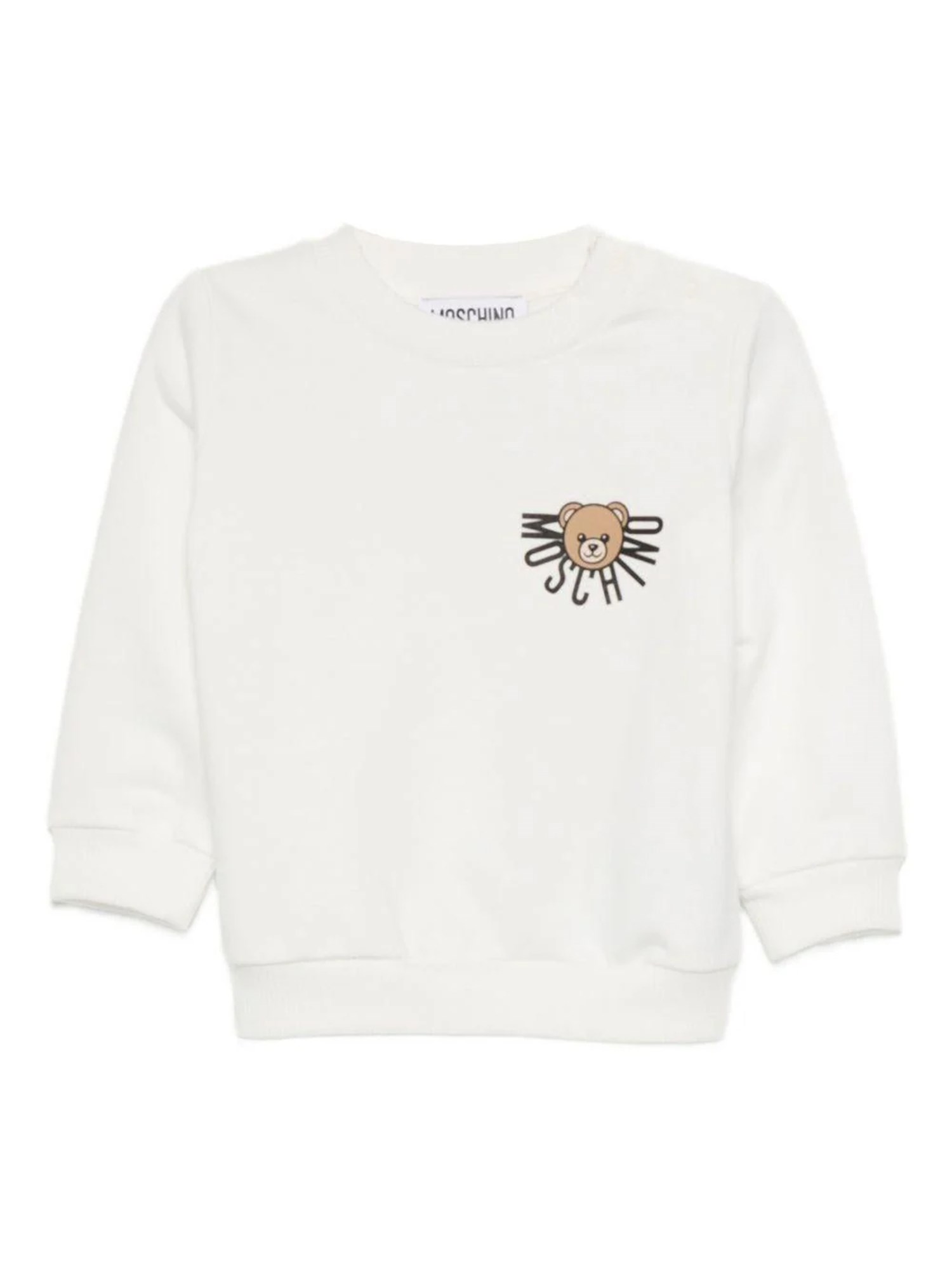 Hoodless sweatshirt with logo