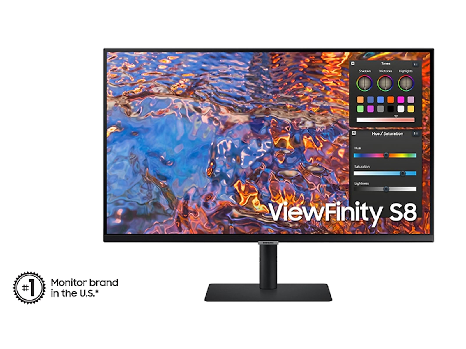27" Viewfinity S80PB Series UHD 4K resolution with 3 year warranty Monitor in black(LS27B804PXNXGO)