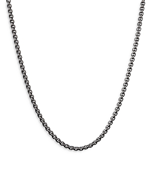 Box chain-link necklace - Silver