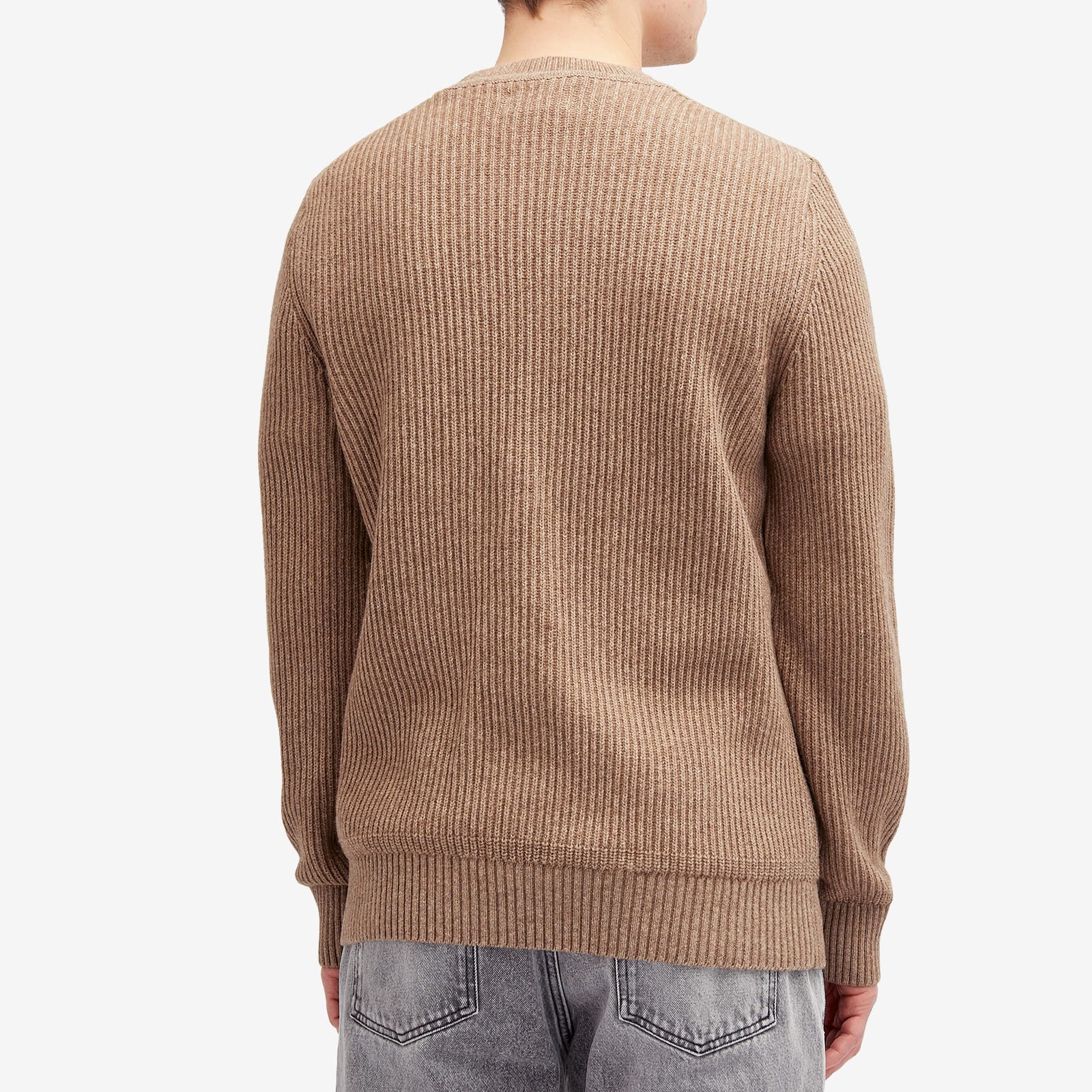 Men's x Baracuta Miller Crew Knit Jumper in Tan