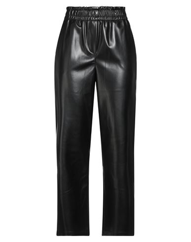 B. yu Woman Pants Black Size S Polyester, Polyurethane
