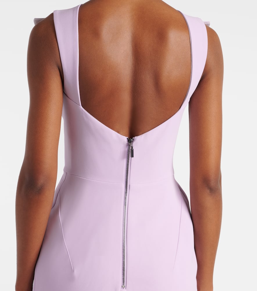 Singular open-back cocktail dress