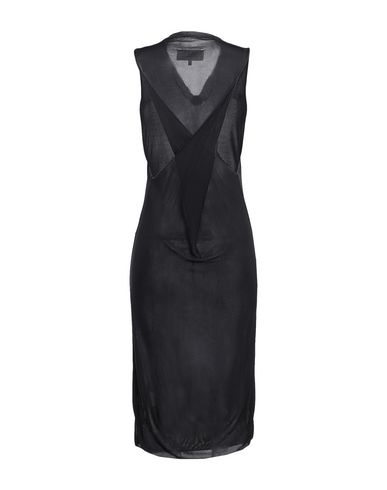 Woman Midi dress Black Size M Viscose