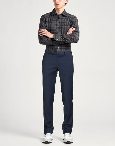 Man Pants Navy Size 32 Polyester, Wool, Elastane