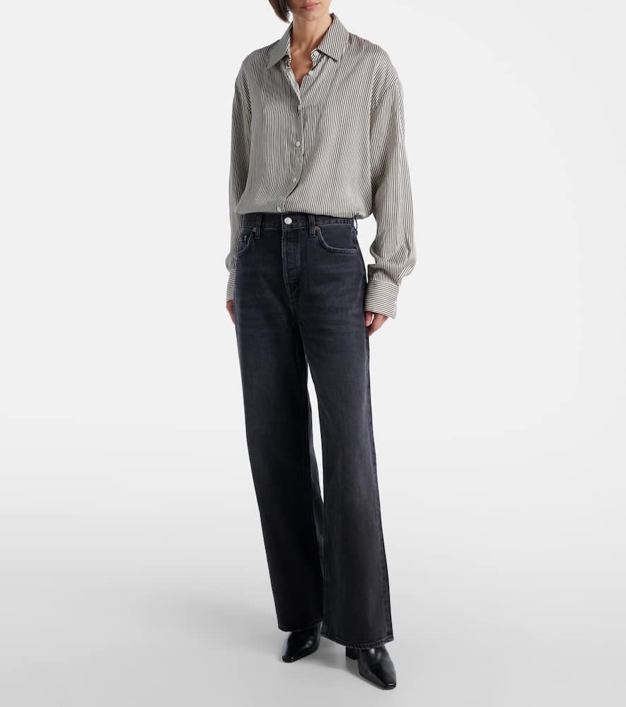 Low Slung Baggy wide-leg jeans