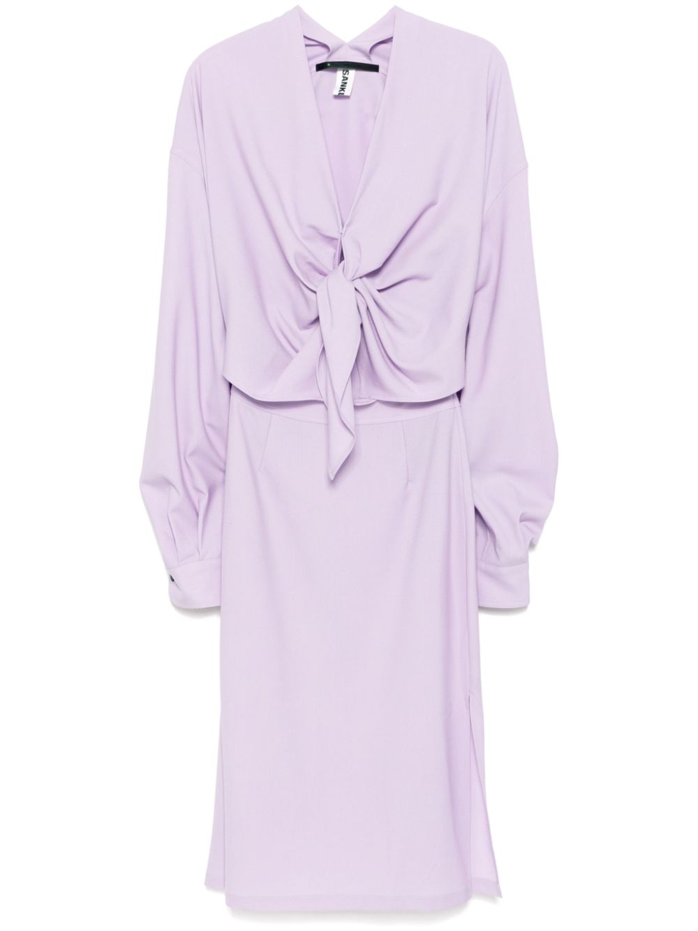 V-neck dress - Purple