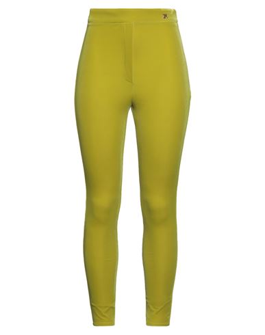 Woman Pants Lime green Size 6 Polyester, Elastane