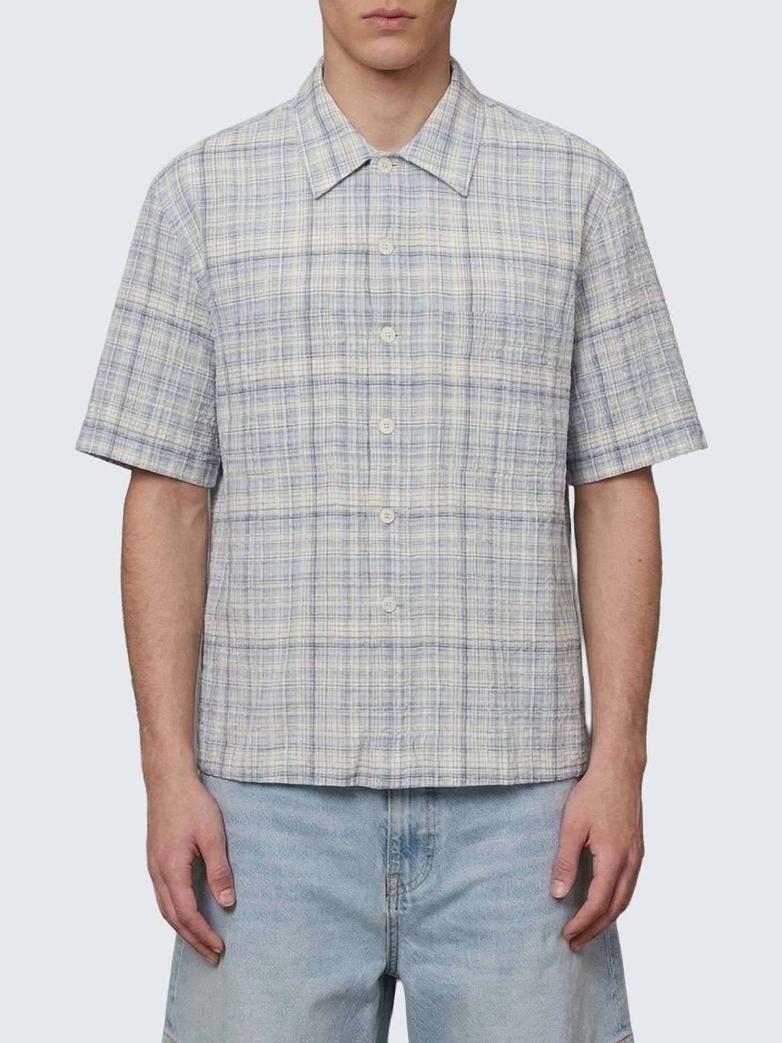 Shirt Men color Blue