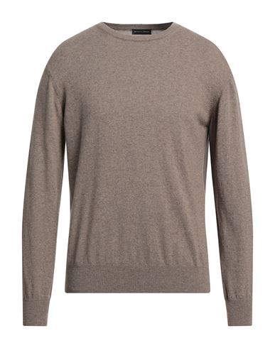 Man Sweater Sand Size 42 Virgin Wool, Viscose, Polyamide, Cashmere