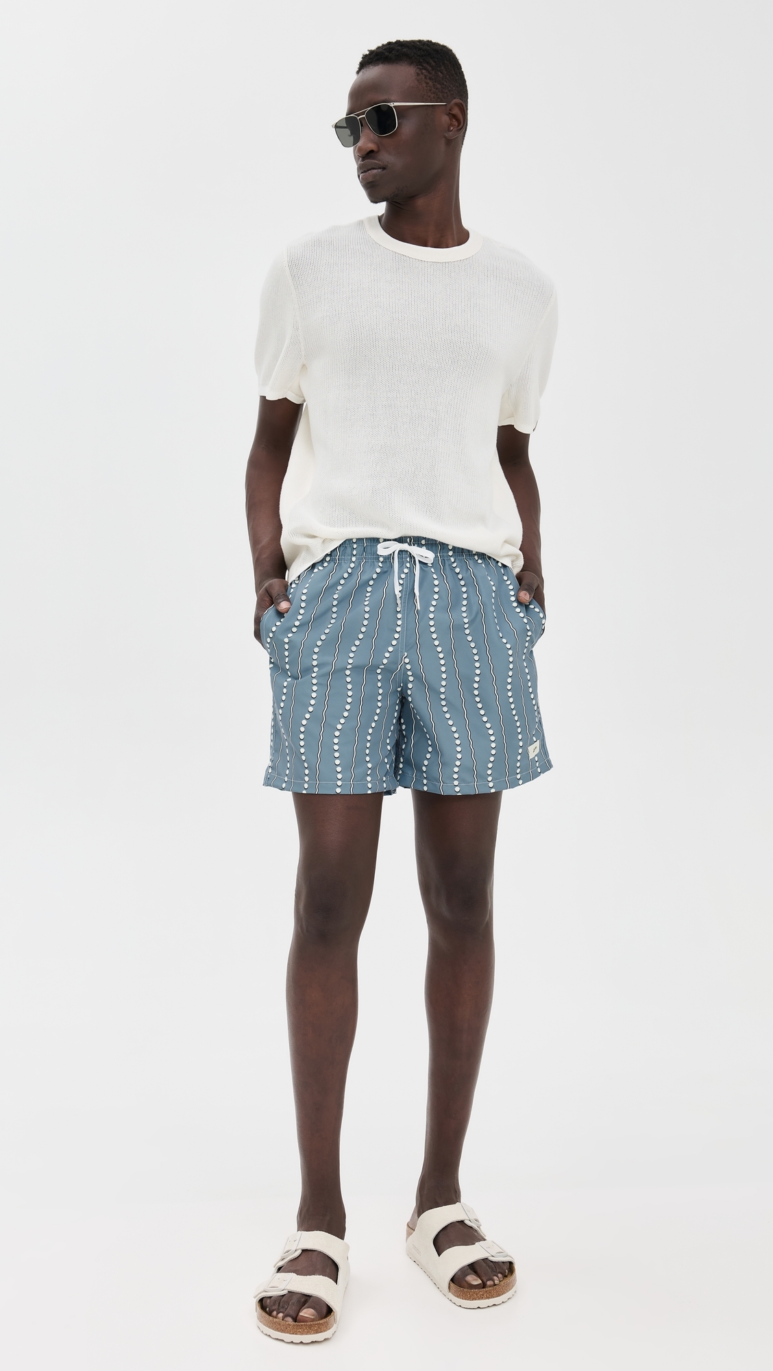 Bather Ash Tidal Current Swim Trunks