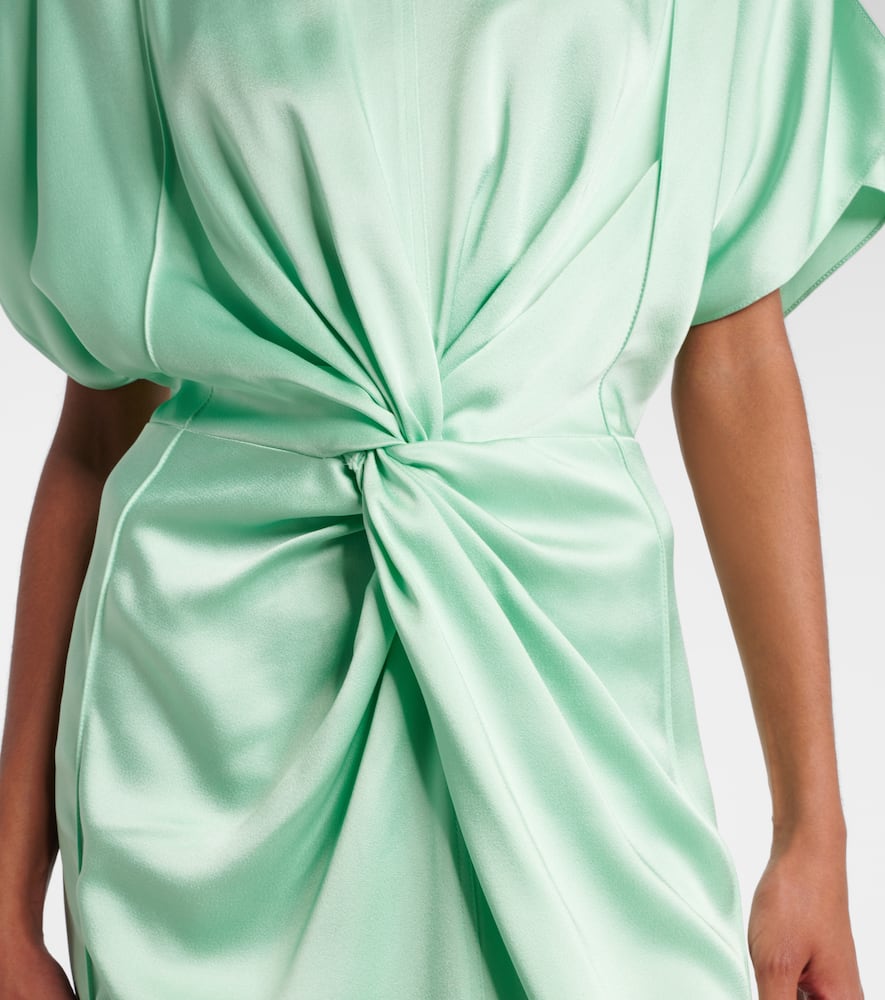Satin midi dress