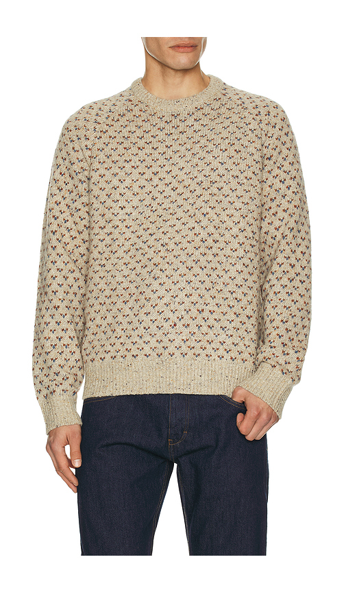 Faherty Donegal Crew Neck Sweater in Grey. - M also in S, XL/1X