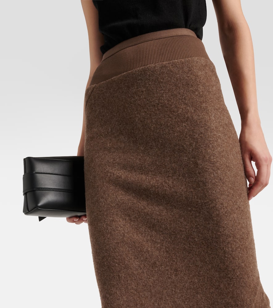Coda wool maxi skirt