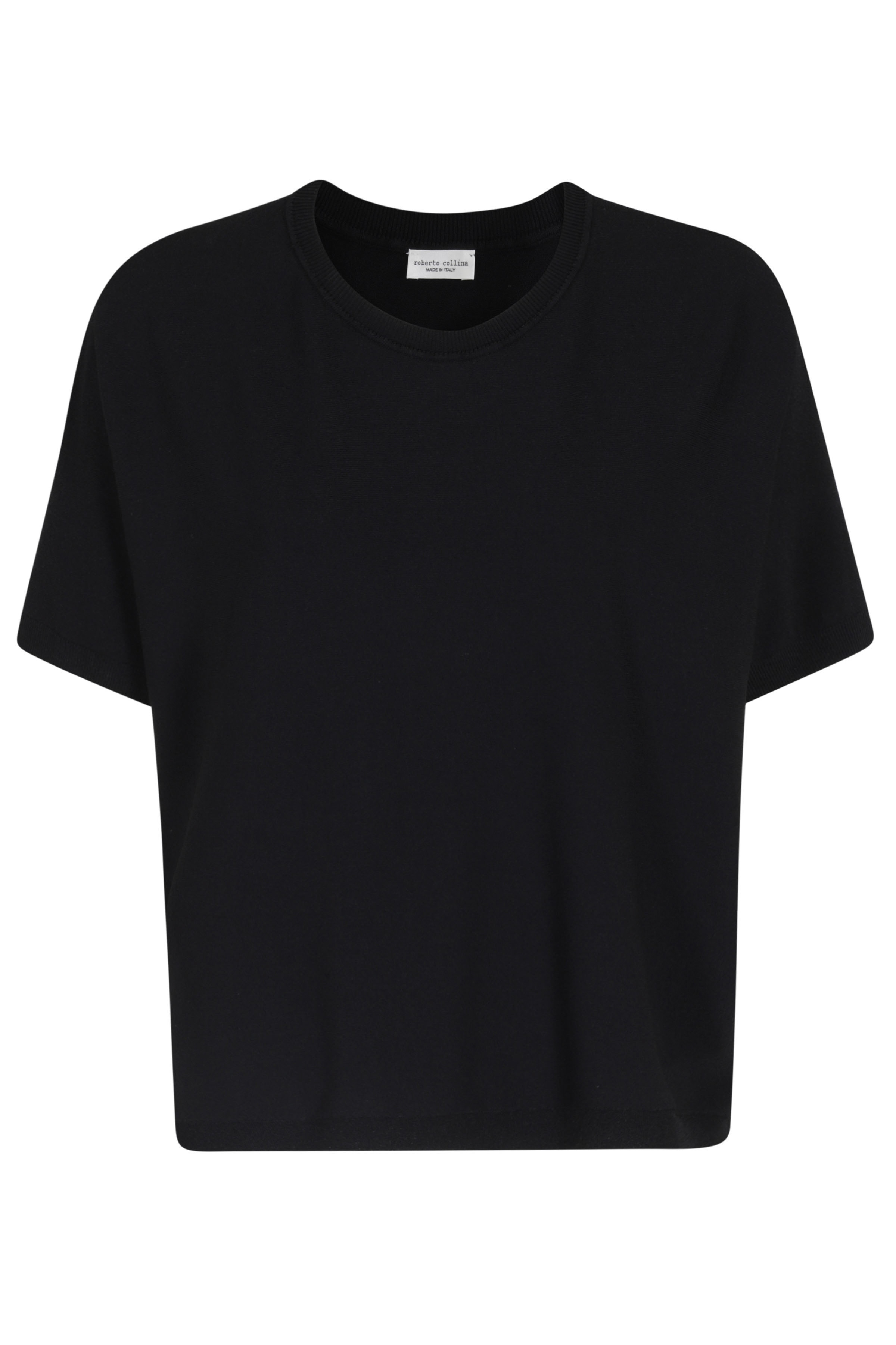 Tshirt Over Black Viscosa Poliestere T-shirt - Women