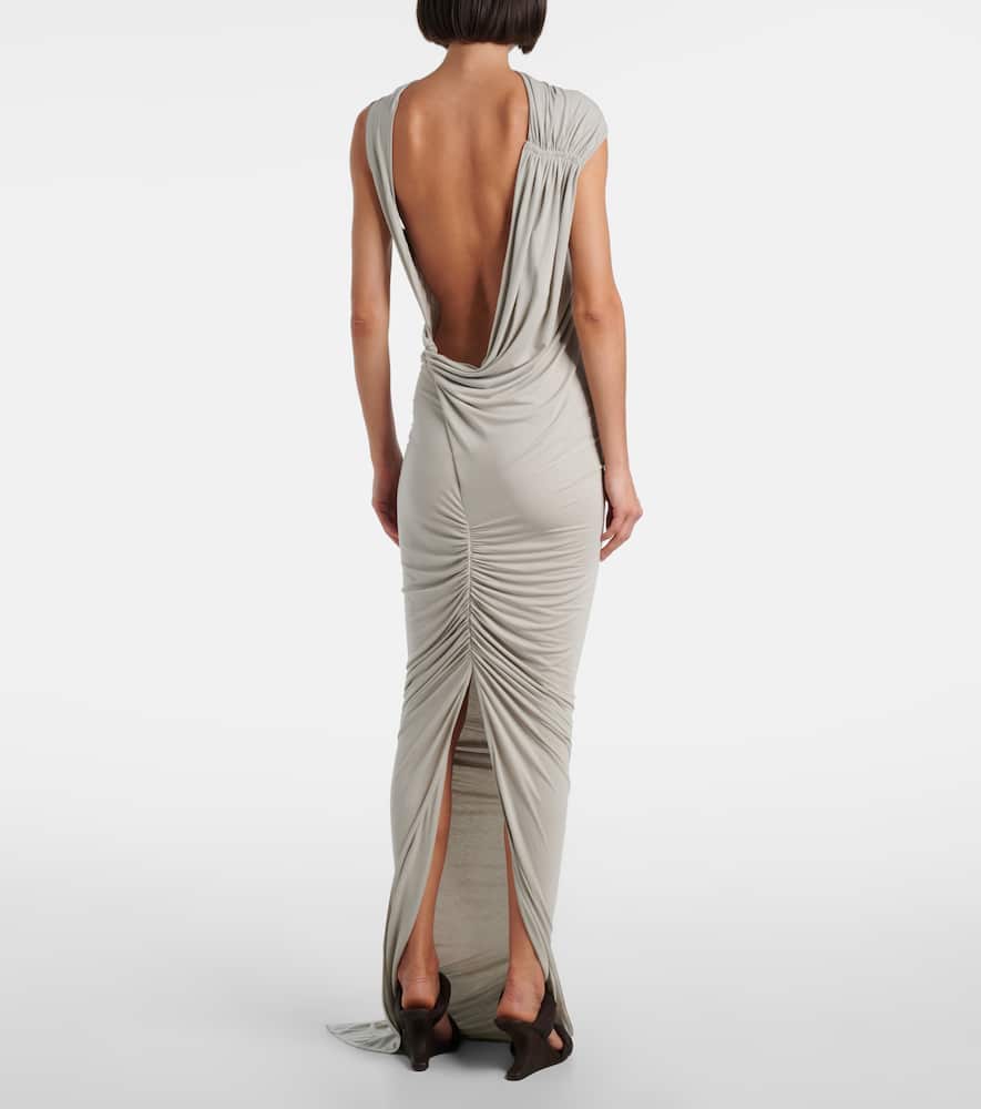 Eva draped jersey gown