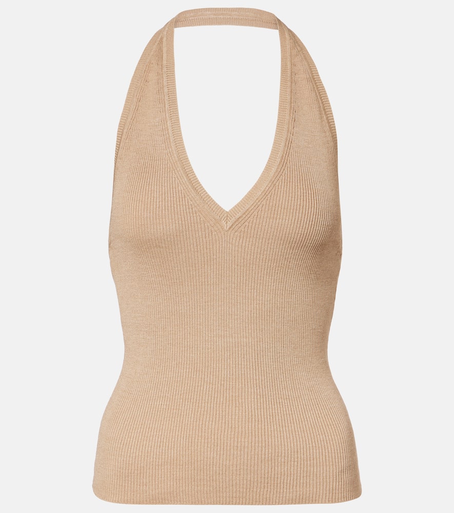 Ivey halterneck silk top
