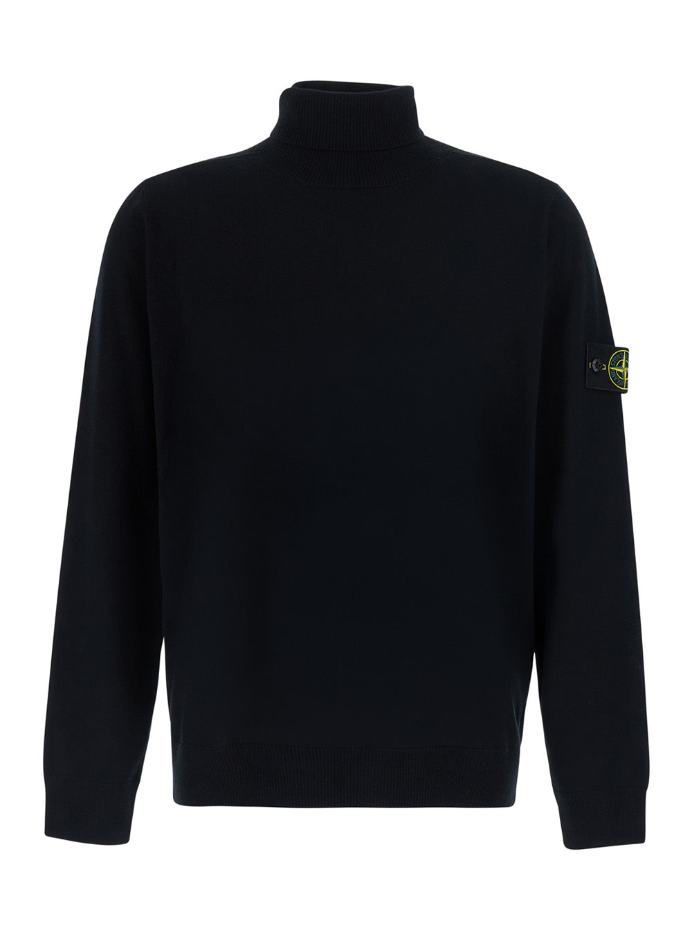 Wool Turtleneck Sweater — Black