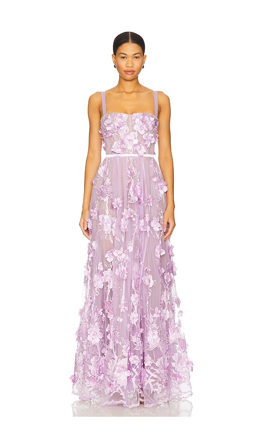 Bronx and Banco Anastasia Maxi Dress in Lavender.  M. Also in