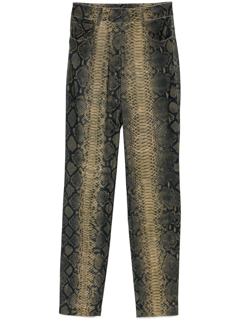 High-waisted leggings - Green