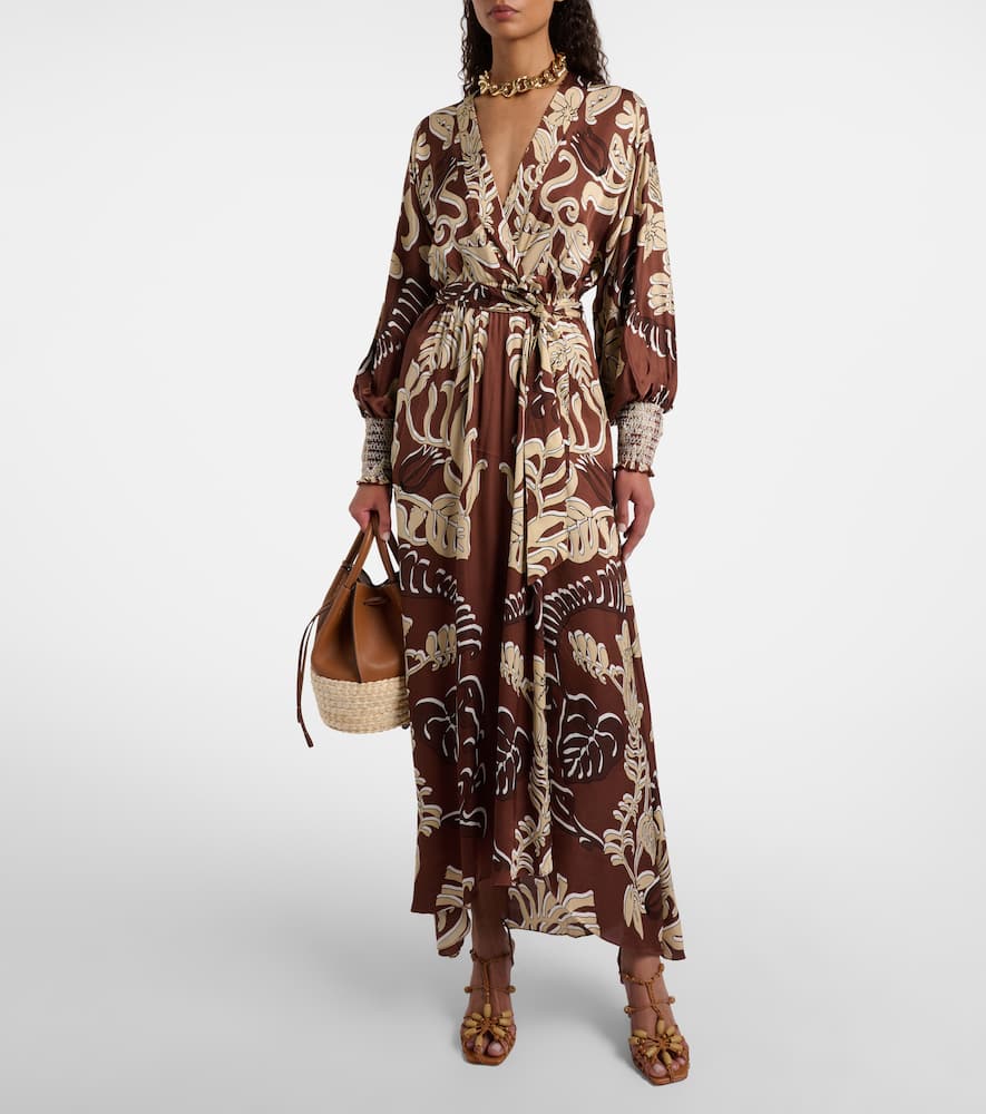 Kristen printed maxi dress